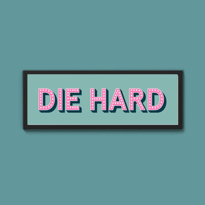 Die Hard Framed Print (New Style) - Above The Door