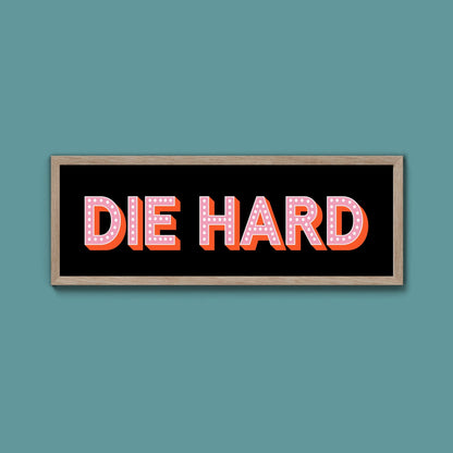 Die Hard Framed Print (New Style) - Above The Door