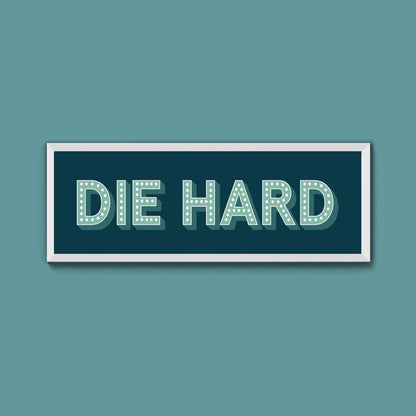 Die Hard Framed Print (New Style) - Above The Door