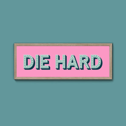 Die Hard Framed Print (New Style) - Above The Door
