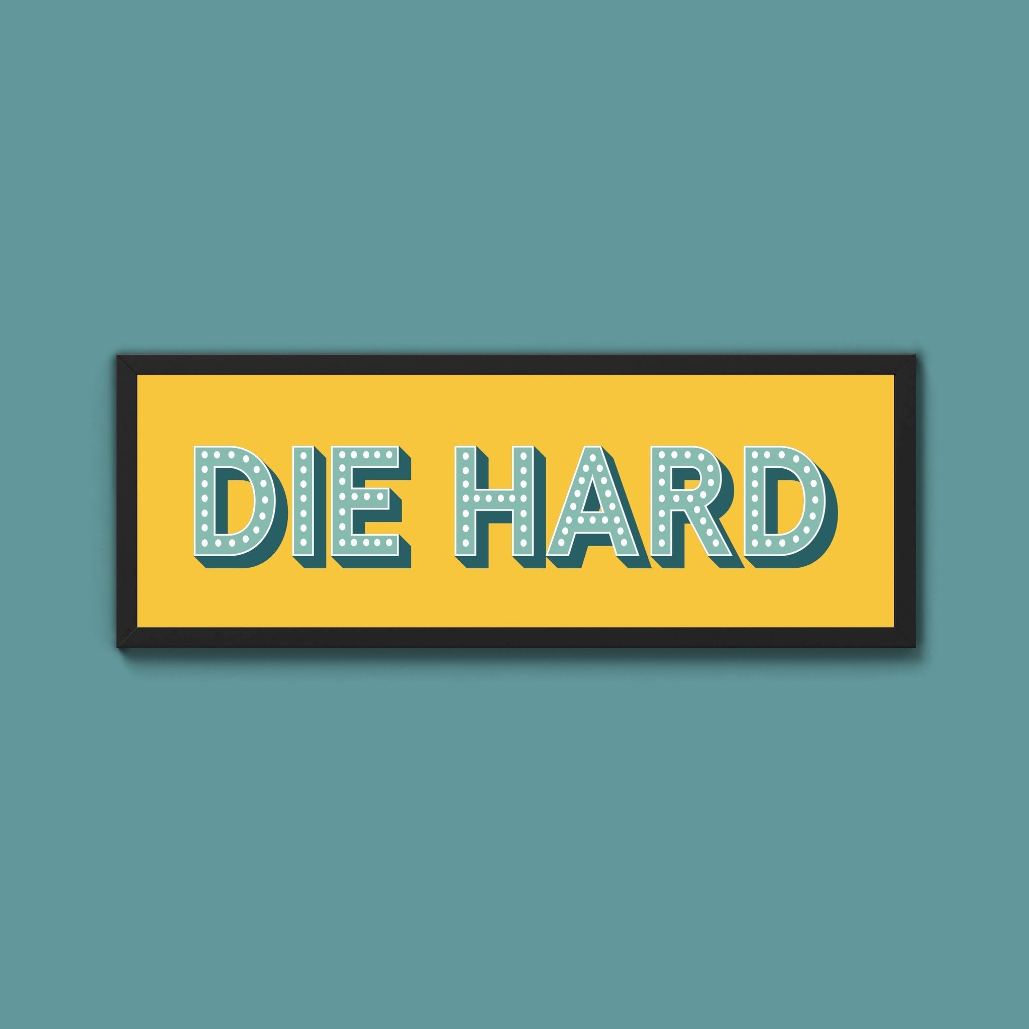 Die Hard Framed Print (New Style) - Above The Door