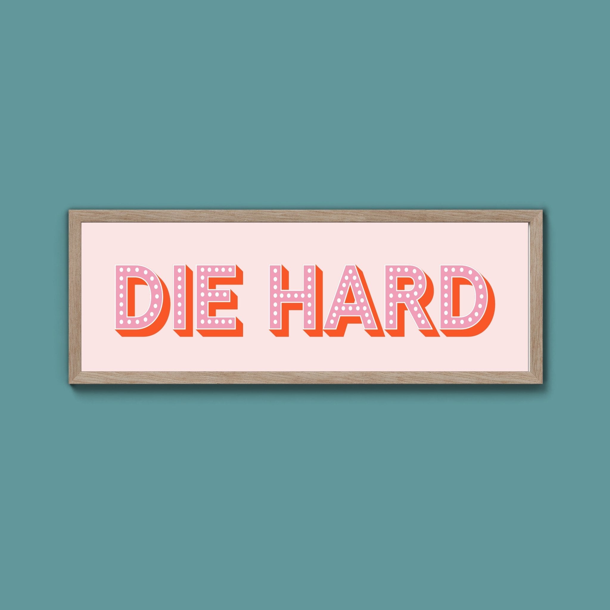 Die Hard Framed Print (New Style) - Above The Door