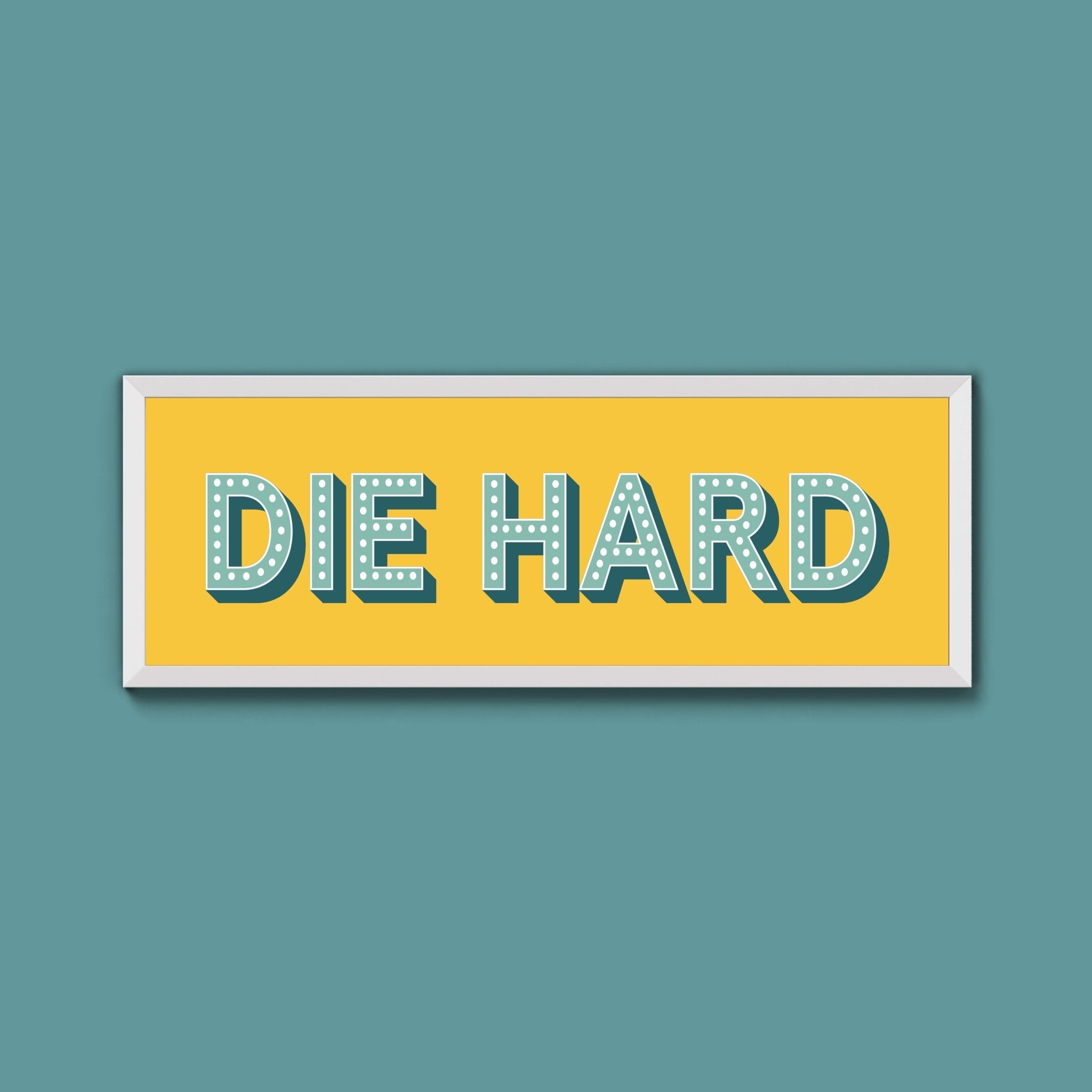 Die Hard Framed Print (New Style) - Above The Door