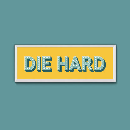 Die Hard Framed Print (New Style) - Above The Door