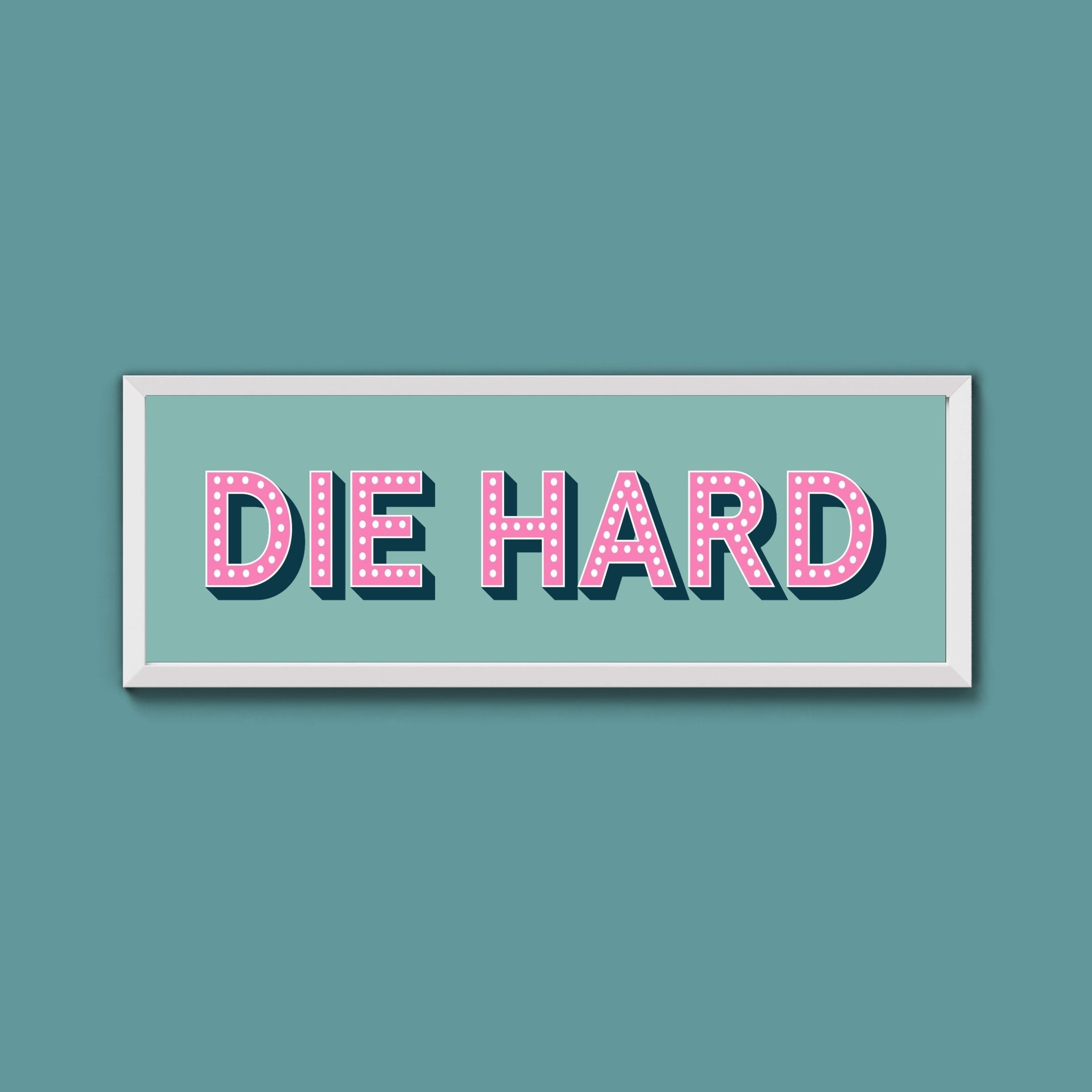 Die Hard Framed Print (New Style) - Above The Door