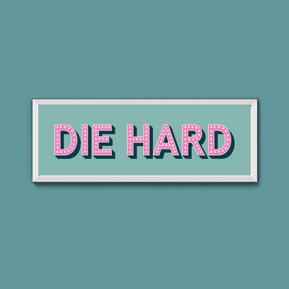 Die Hard Framed Print (New Style) - Above The Door