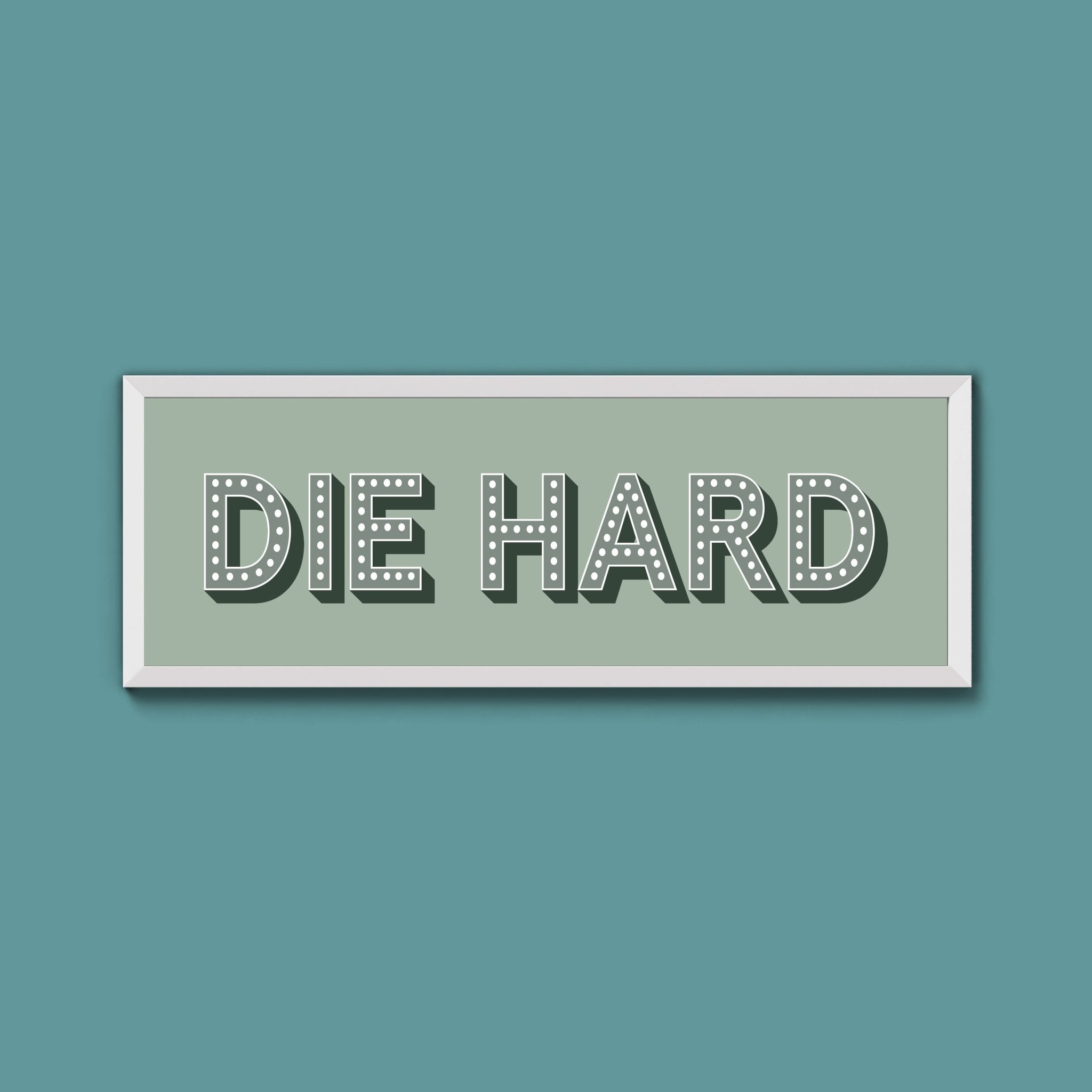 Die Hard Framed Print (New Style) - Above The Door