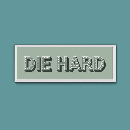Die Hard Framed Print (New Style) - Above The Door