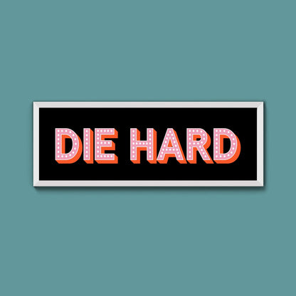 Die Hard Framed Print (New Style) - Above The Door