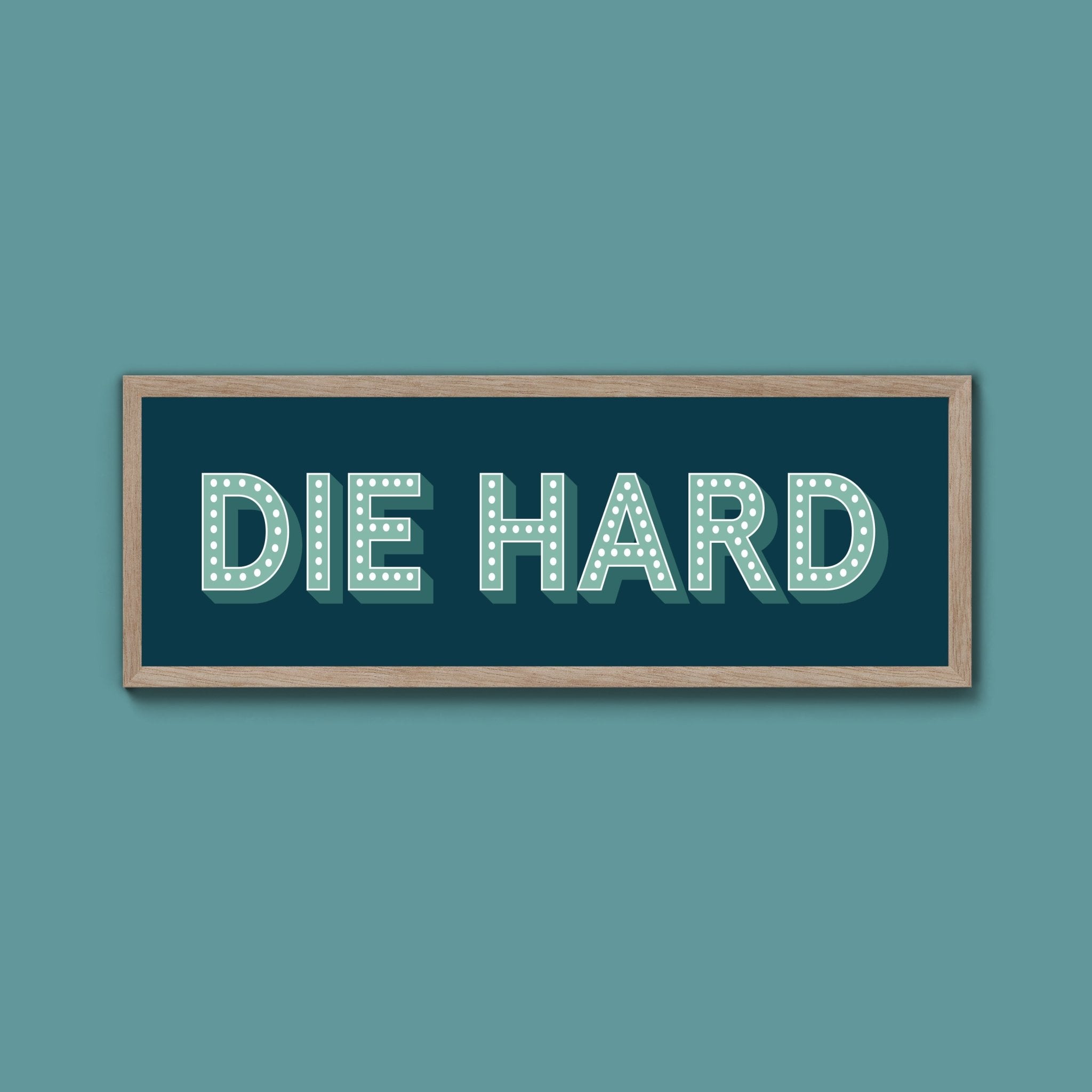 Die Hard Framed Print (New Style) - Above The Door