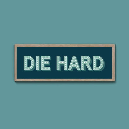 Die Hard Framed Print (New Style) - Above The Door