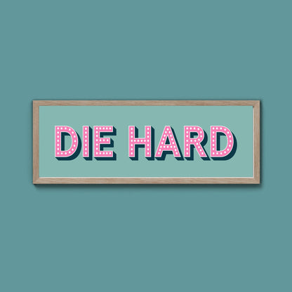 Die Hard Framed Print (New Style) - Above The Door