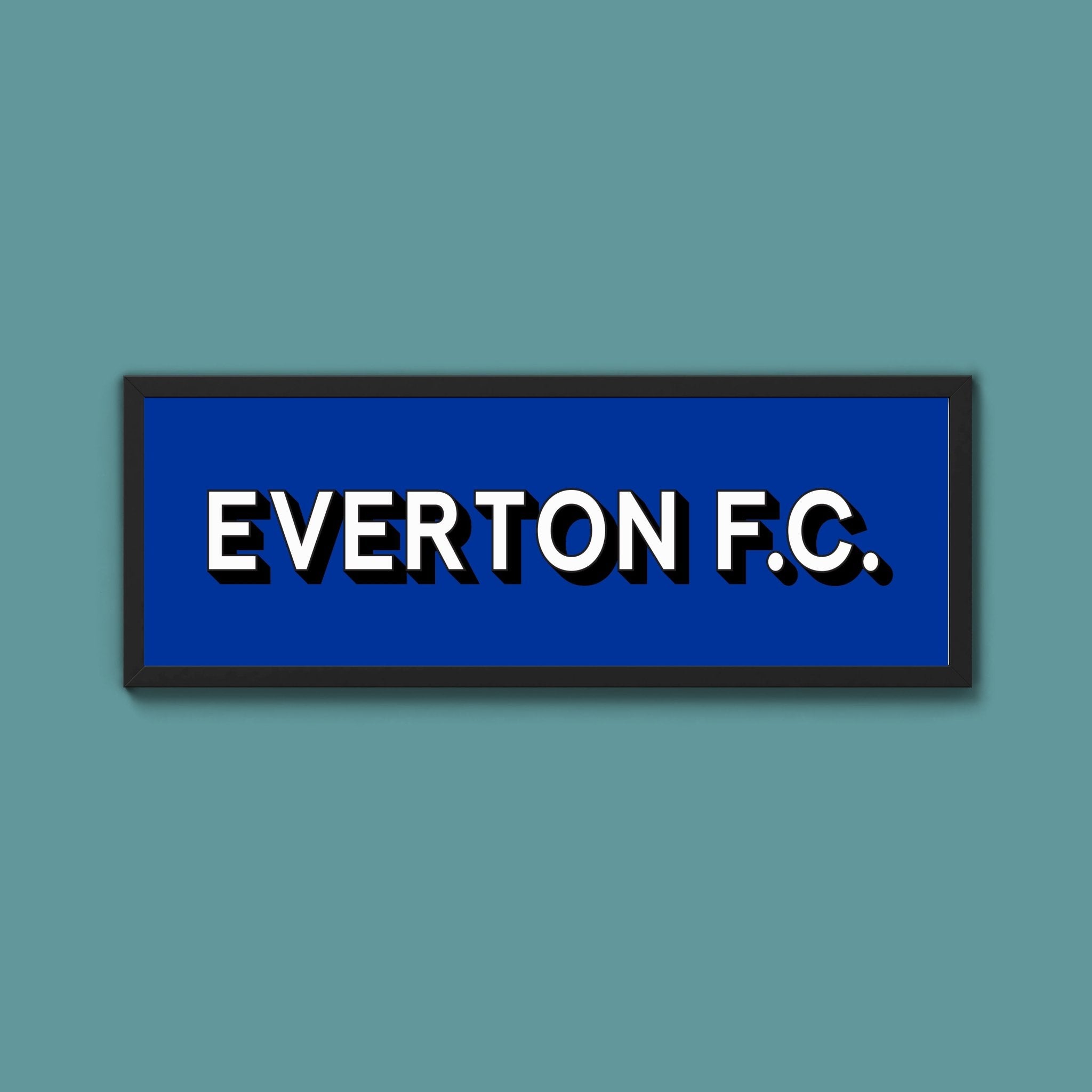 Everton FC Framed Print (New Style) - Above The Door
