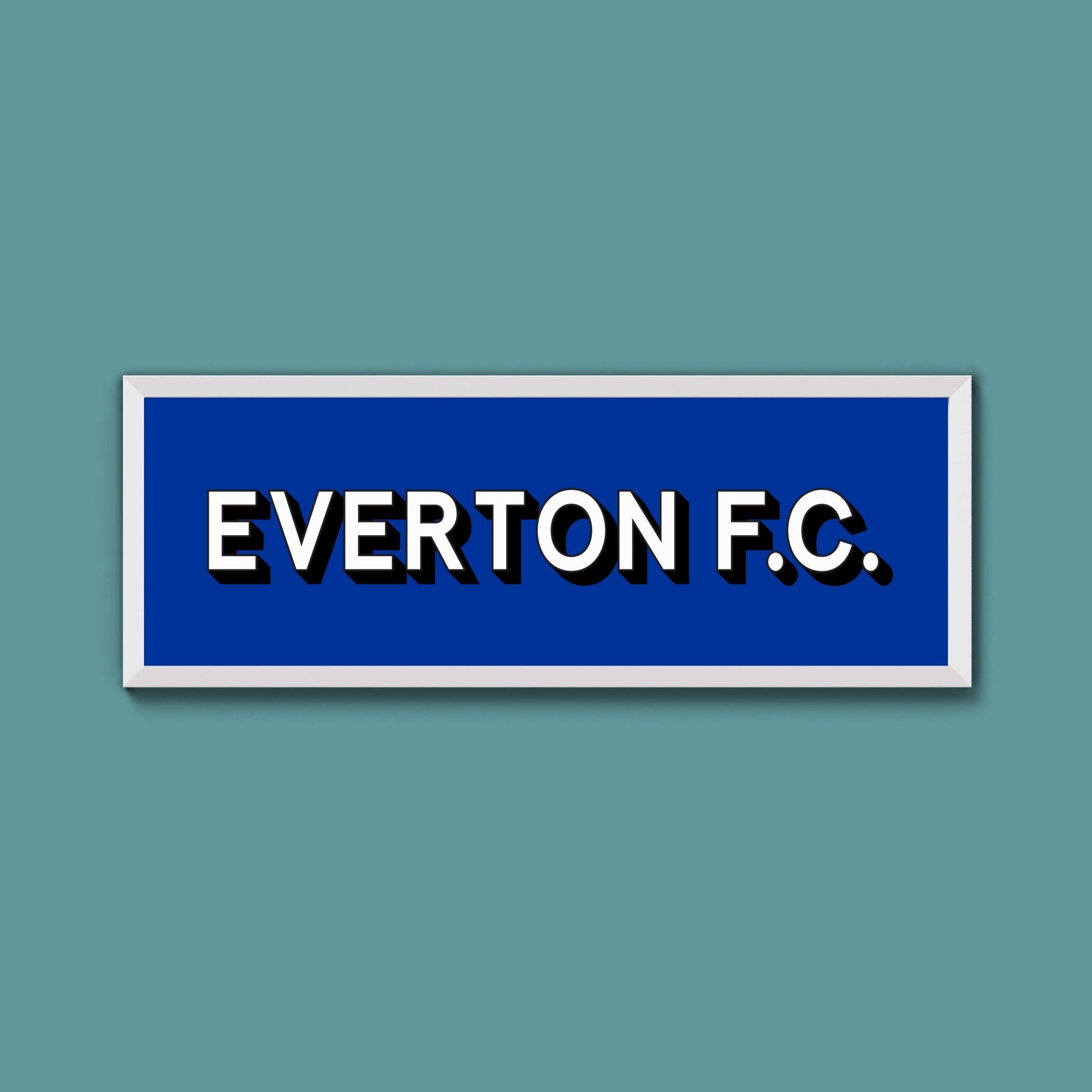 Everton FC Framed Print (New Style) - Above The Door