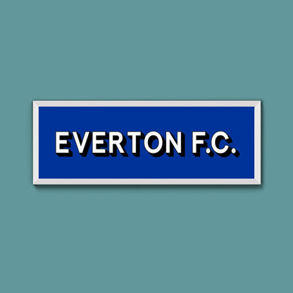 Everton FC Framed Print (New Style) - Above The Door