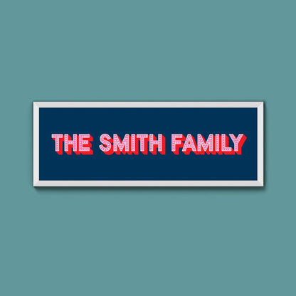 family print (New Style) - Above The Door