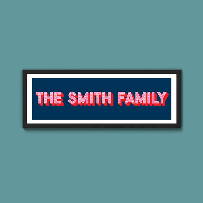 family print (New Style) - Above The Door
