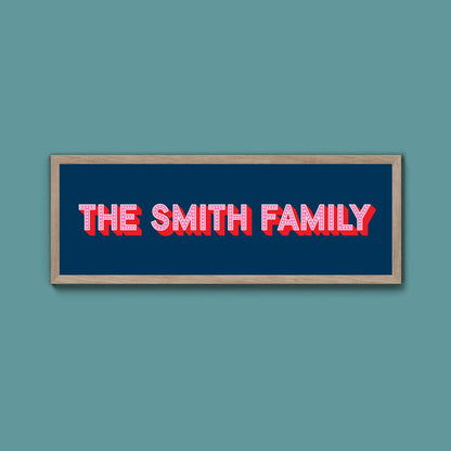 family print (New Style) - Above The Door