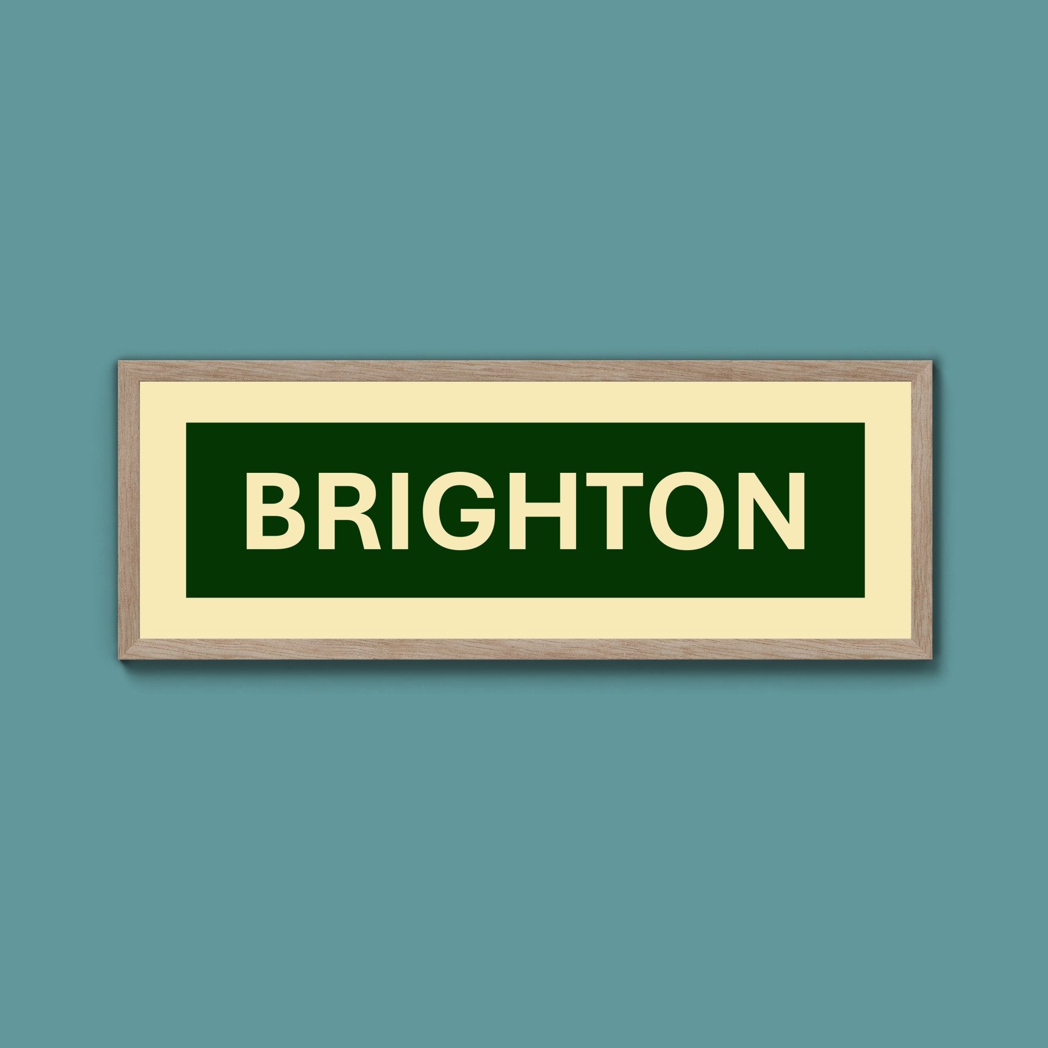 Framed Brighton Street Print - Above The Door