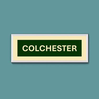 Framed Colchester Street Print - Above The Door