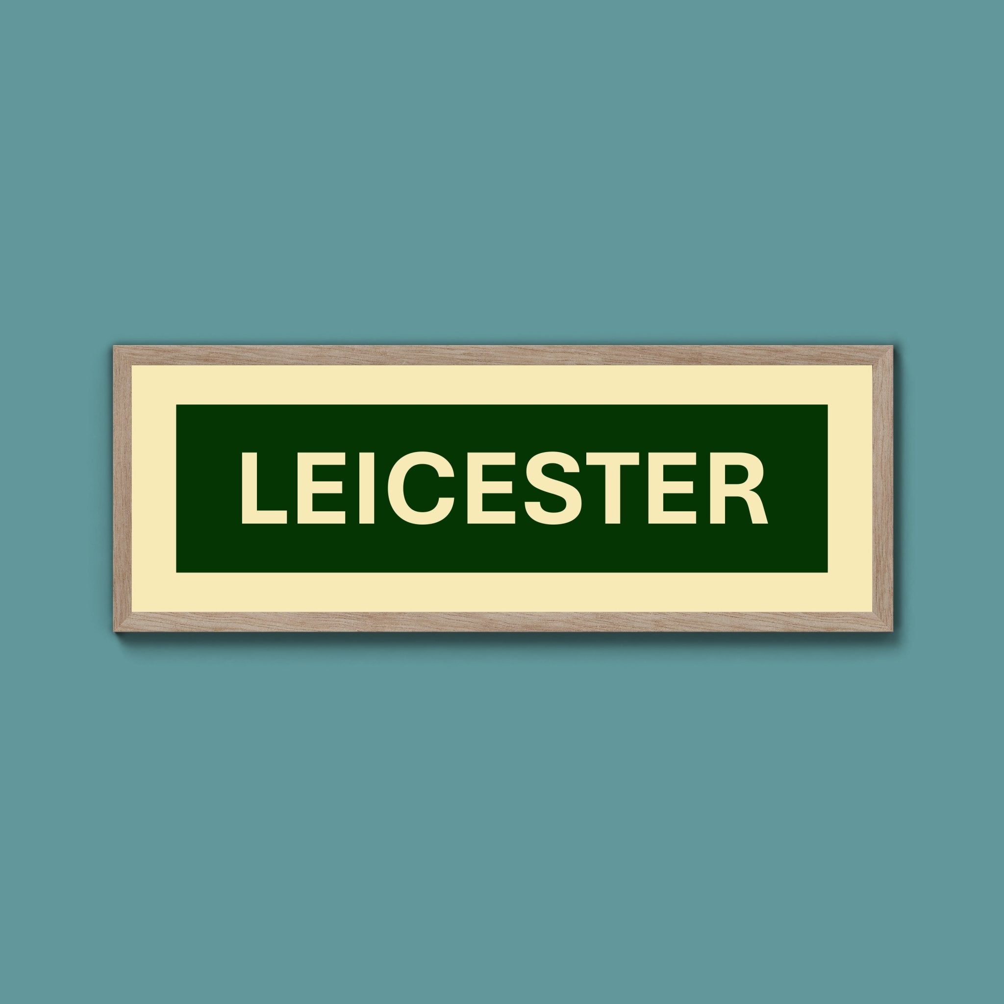 Framed Leicester Street Print - Above The Door