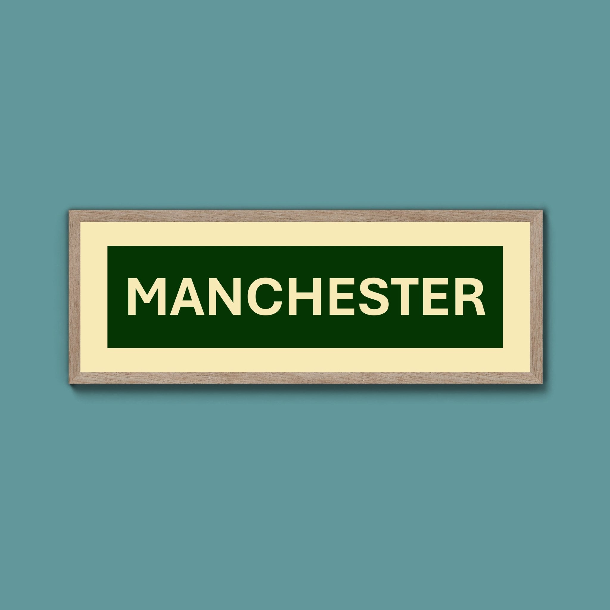 Framed Manchester Street Print - Above The Door