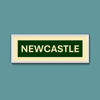 Framed Newcastle Street Print - Above The Door