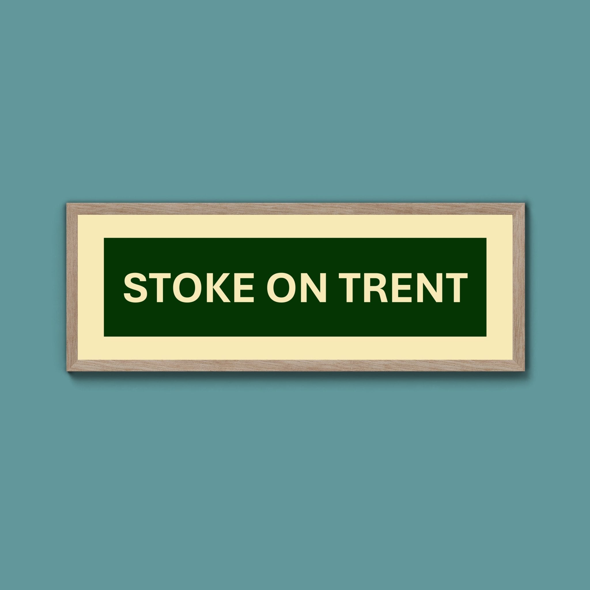 Framed Stoke Street Print - Above The Door