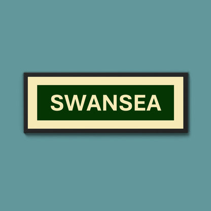 Framed Swansea Street Print - Above The Door