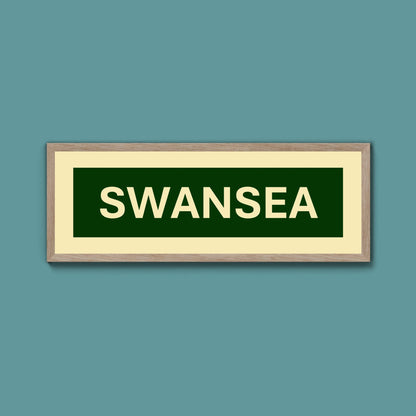 Framed Swansea Street Print - Above The Door
