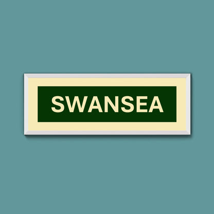Framed Swansea Street Print - Above The Door