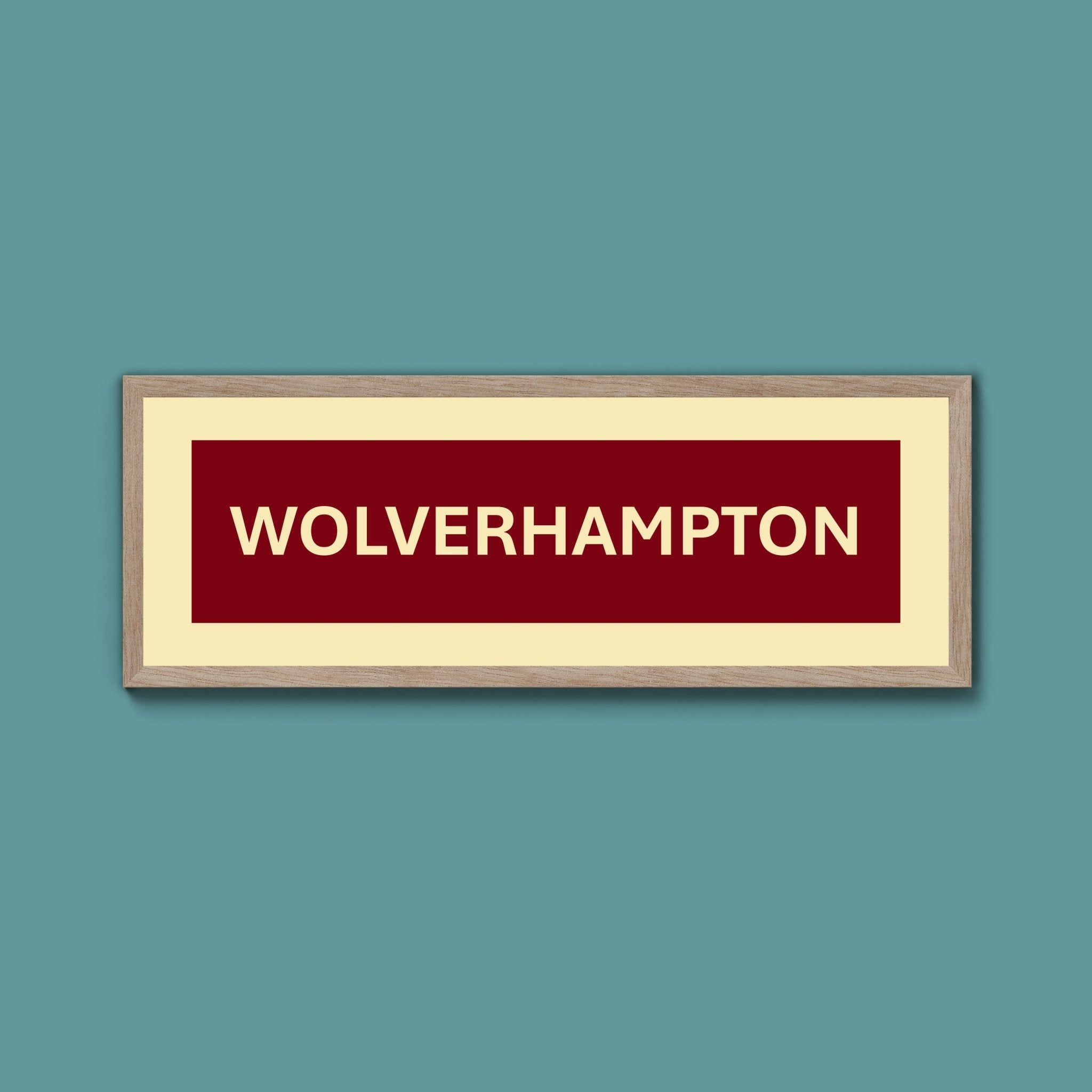 Framed Wolverhampton Street Print - Above The Door