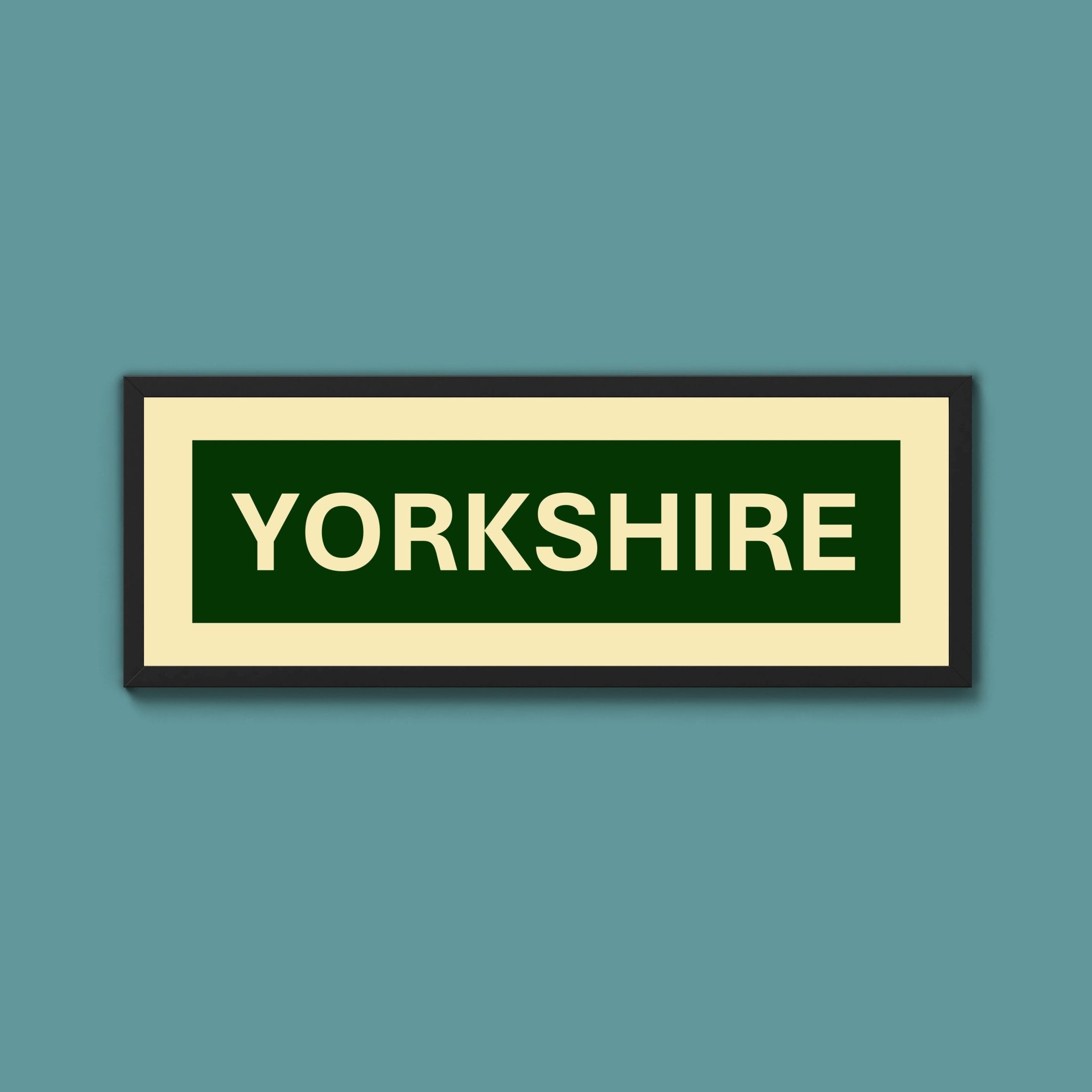 Framed York Street Print - Above The Door