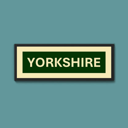 Framed York Street Print - Above The Door