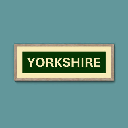 Framed York Street Print - Above The Door