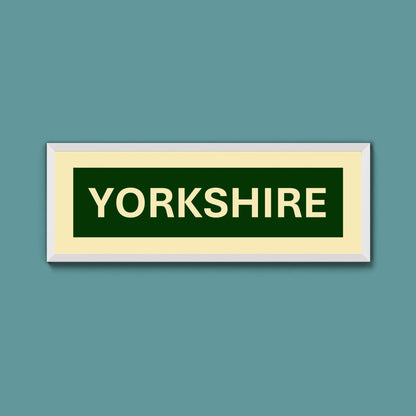 Framed York Street Print - Above The Door