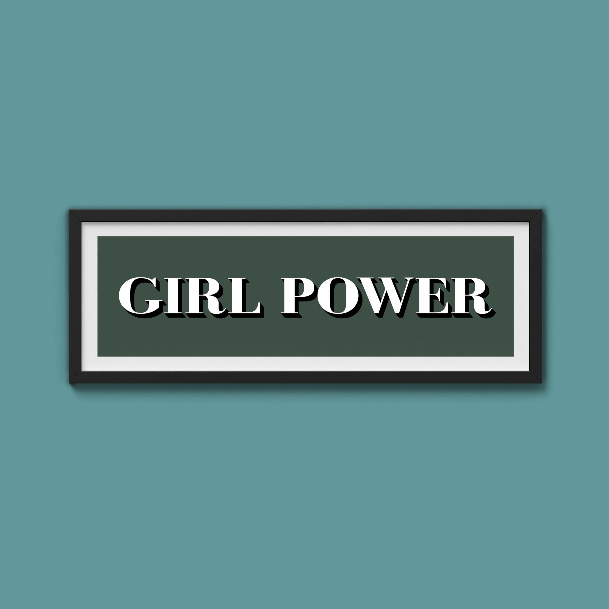Girl Power Print - Above The Door