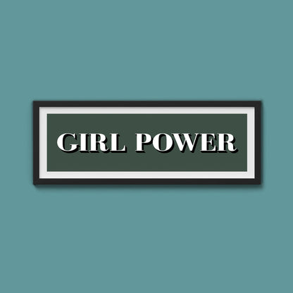 Girl Power Print - Above The Door