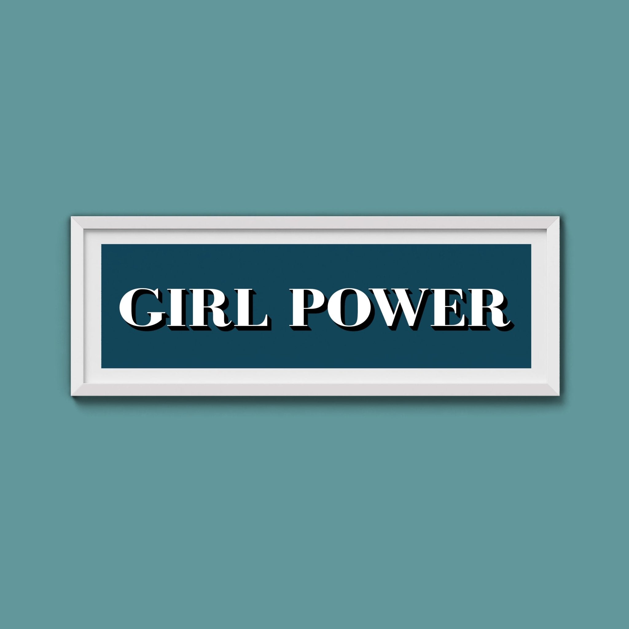 Girl Power Print - Above The Door