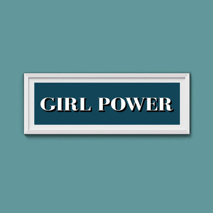 Girl Power Print - Above The Door