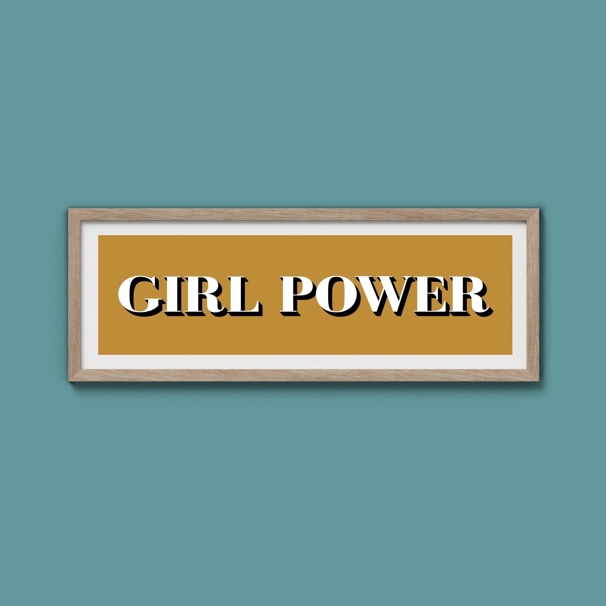 Girl Power Print - Above The Door