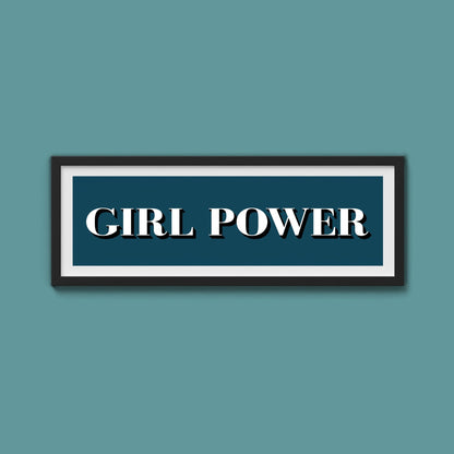 Girl Power Print - Above The Door
