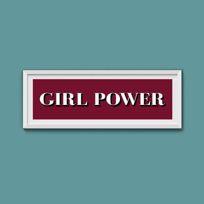 Girl Power Print - Above The Door