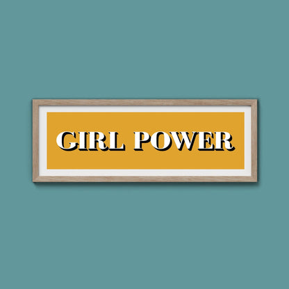 Girl Power Print - Above The Door