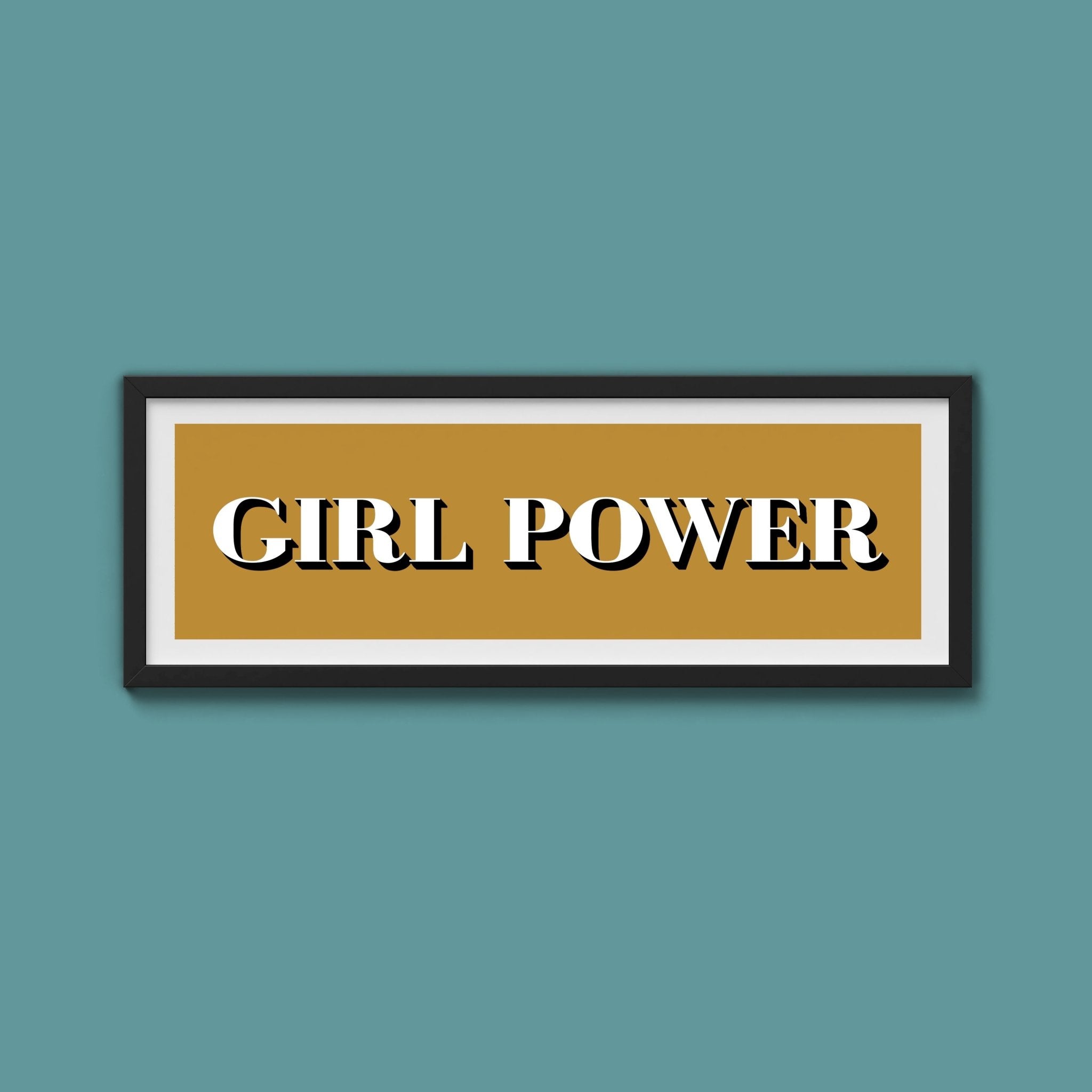 Girl Power Print - Above The Door