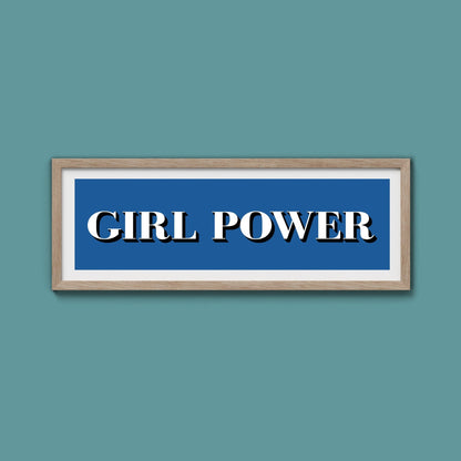 Girl Power Print - Above The Door