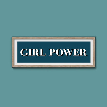 Girl Power Print - Above The Door