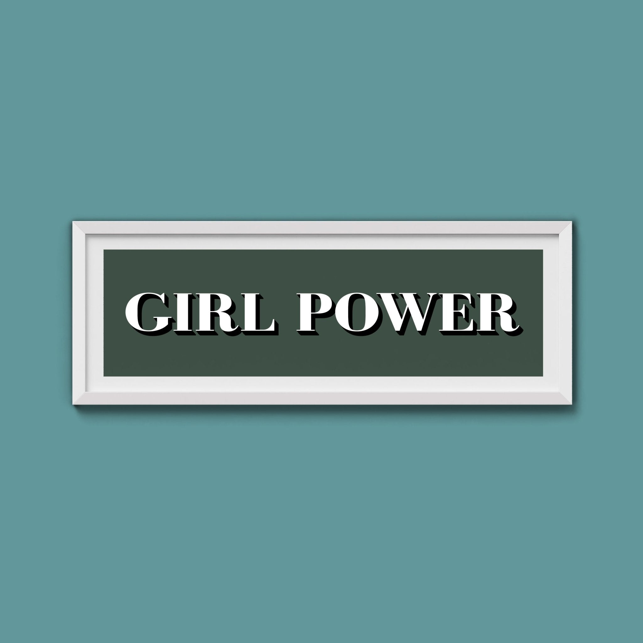 Girl Power Print - Above The Door