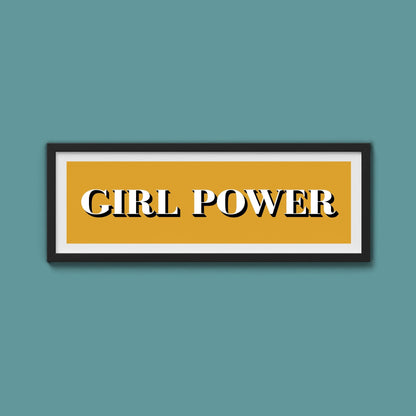 Girl Power Print - Above The Door