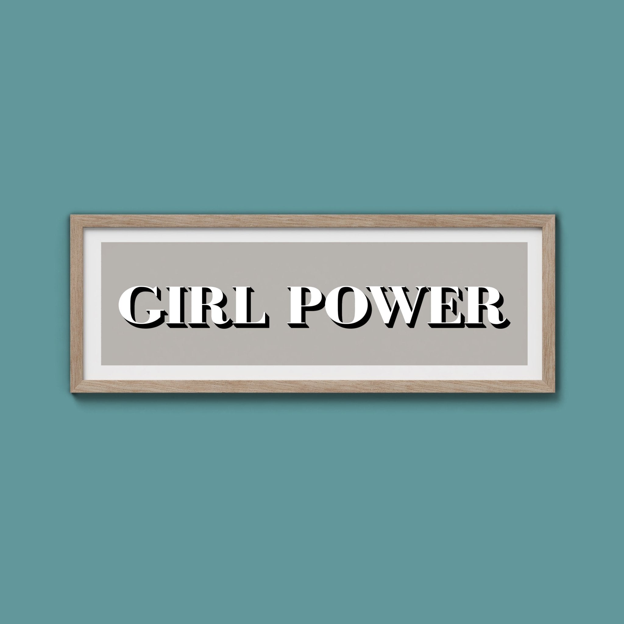 Girl Power Print - Above The Door